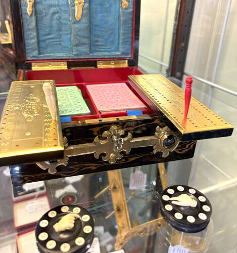 Coromandel & Agate Fitted Games Box