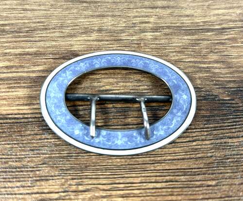 Silver & Enamel Buckle