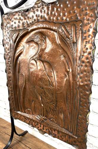 Arts & Crafts Copper Fire Guard