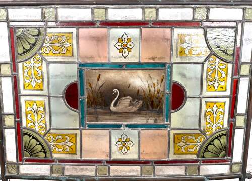 Stained Glass Fire Screen
