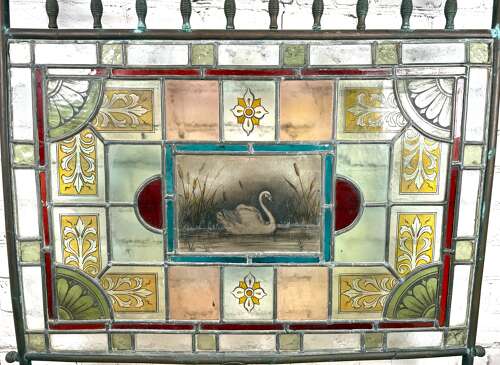 Stained Glass Fire Screen