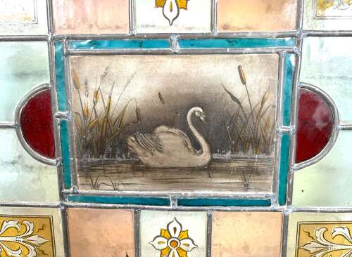 Stained Glass Fire Screen