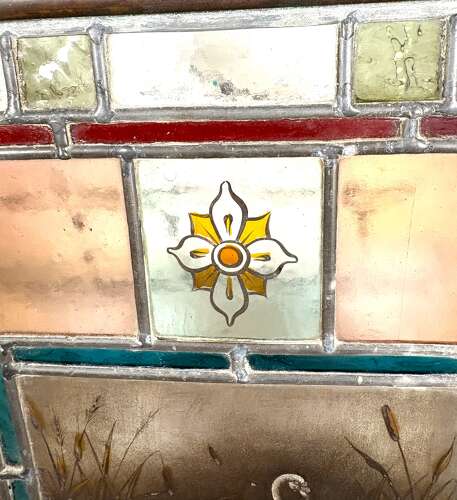Stained Glass Fire Screen