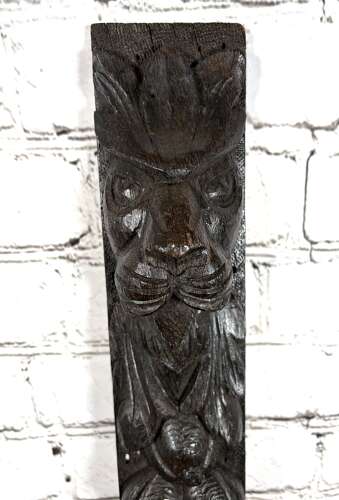 19thC Oak Pilaster