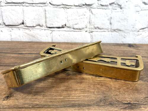 Pair Miniature Brass Fenders