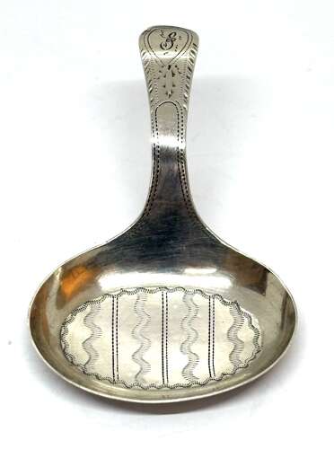 Georgian Silver Caddy Spoon
