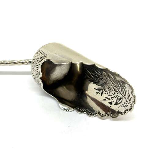 Victorian Silver Caddy Spoon