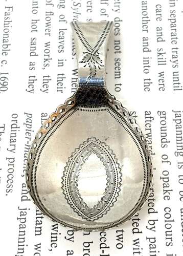 Georgian Silver Caddy Spoon