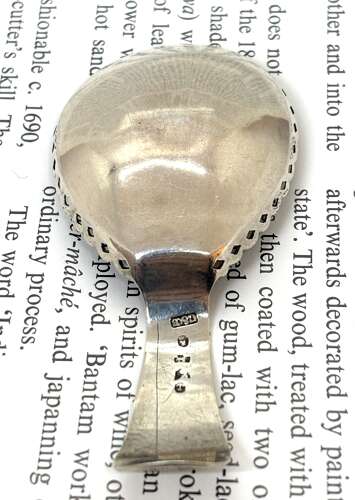Georgian Silver Caddy Spoon