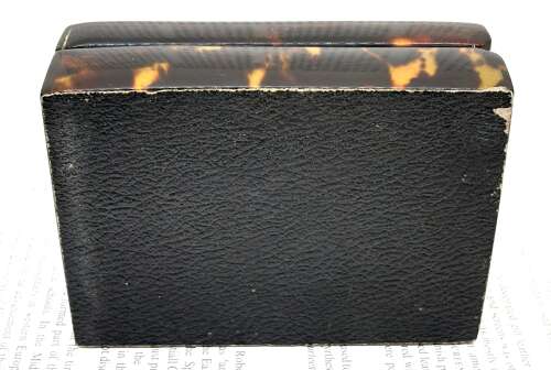 Tortoiseshell & Silver Mounted Games Box