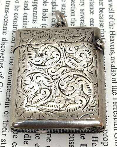 Chester Silver Vesta Case