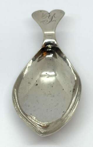 Silver George III Caddy Spoon