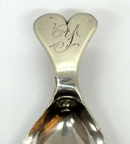 Silver George III Caddy Spoon