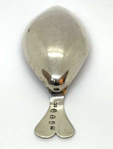 Silver George III Caddy Spoon