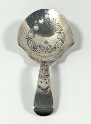 Georgian Silver Caddy Spoon