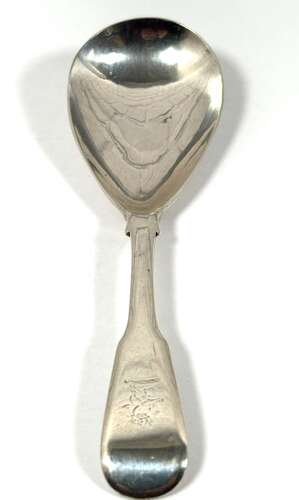 Georgian Irish Silver Caddy Spoon