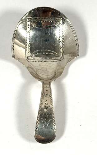 Georgian Silver Caddy Spoon