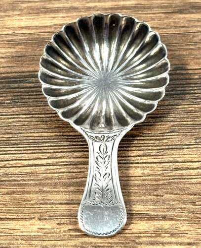 Georgian Silver Caddy Spoon