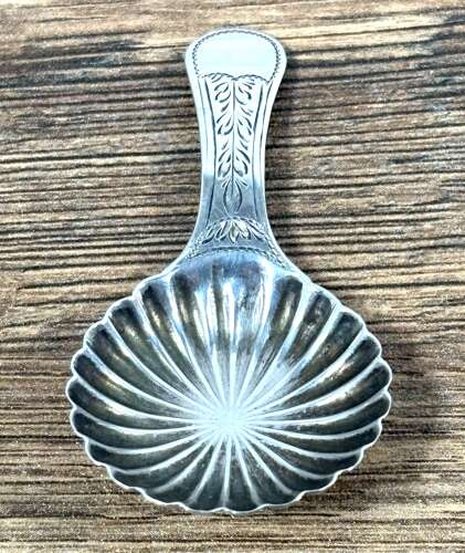 Georgian Silver Caddy Spoon