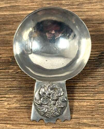 Edward VII Silver Caddy Spoon