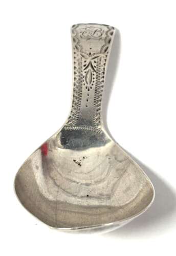 Georgian Silver Caddy Spoon