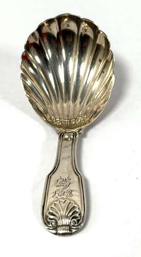Georgian Silver Caddy Spoon