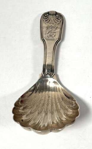 Georgian Silver Caddy Spoon