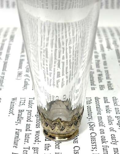19thC French Silver Gilt Mounted Scent Bottle