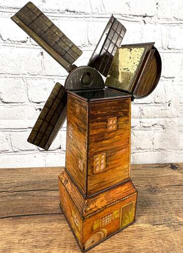 Rare Huntley & Palmers Windmill Biscuit Tin