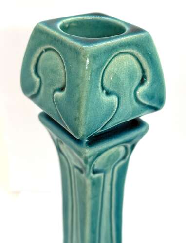 Burmantoft's Pottery Art Nouveau Candlesticks
