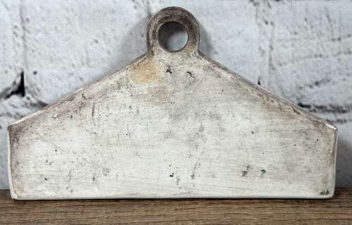 19th Century Pottery Wine Bin Label