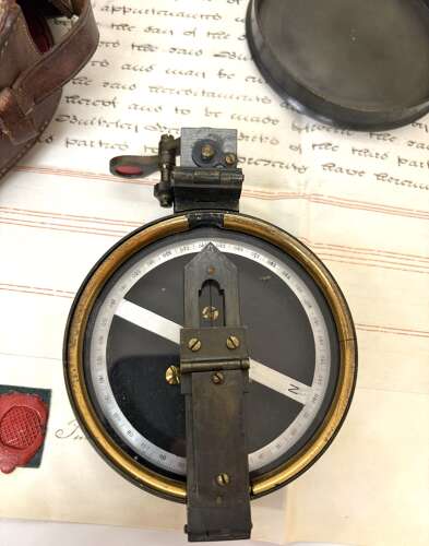 Early 20thC Prismatic Compass By P.Orr, Madras