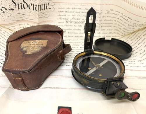 Early 20thC Prismatic Compass By P.Orr, Madras