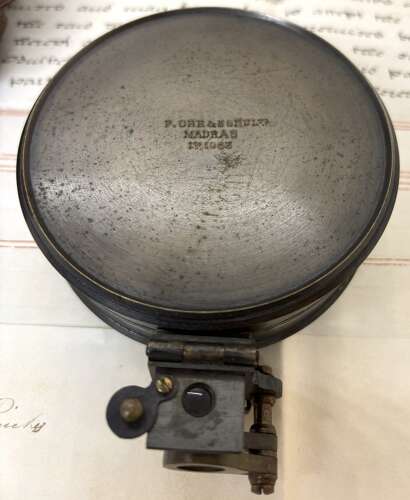 Early 20thC Prismatic Compass By P.Orr, Madras