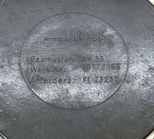 German Pilot's Wrist Compass